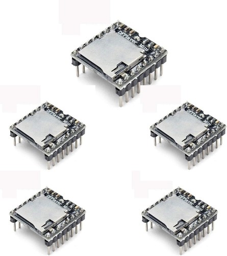5pcs mini mp3 player dfplayer - 5pcs,