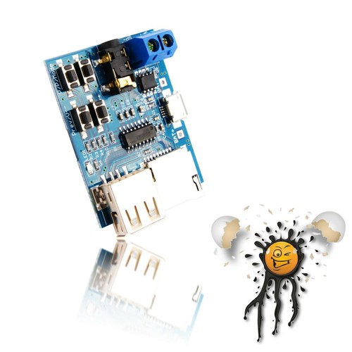 Mp3 mini modul card - 3w,