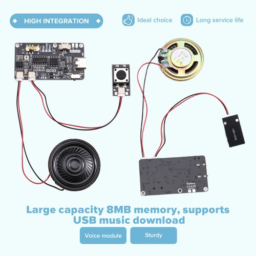 Aufnehmbares soundmodul 8mb - aufnehmbares,