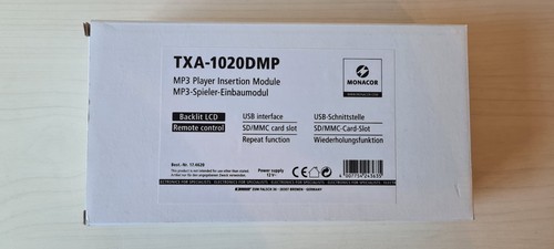 Monacor txa 1020dmp - monacor, txa-1020dmp