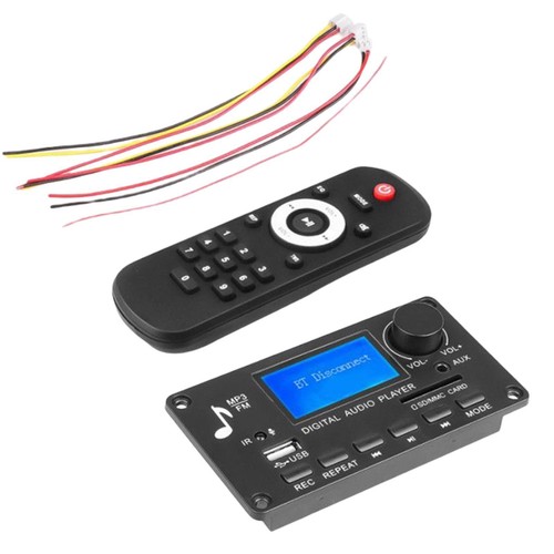 Audiomodul 12v usb fm - tf,